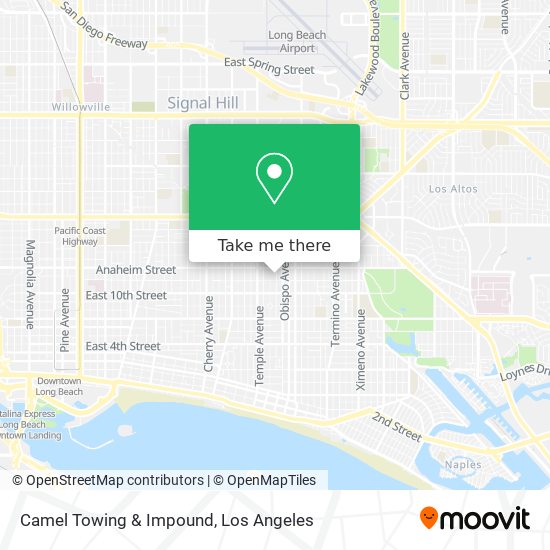 Camel Towing & Impound map