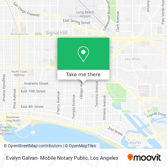 Evelyn Galvan- Mobile Notary Public map