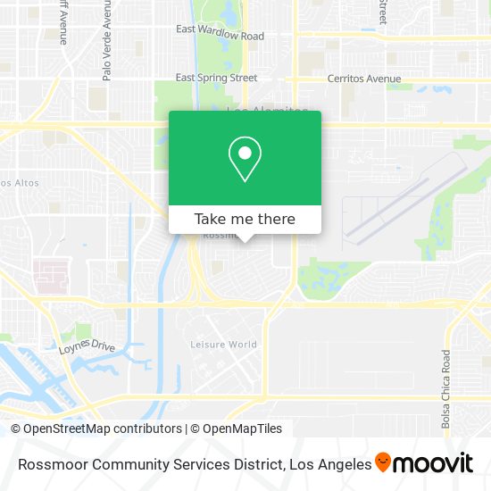 Mapa de Rossmoor Community Services District