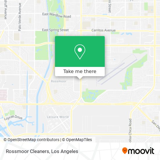 Rossmoor Cleaners map