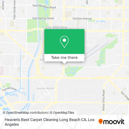 Heaven's Best Carpet Cleaning Long Beach CA map