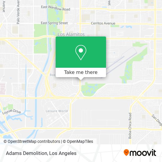 Adams Demolition map