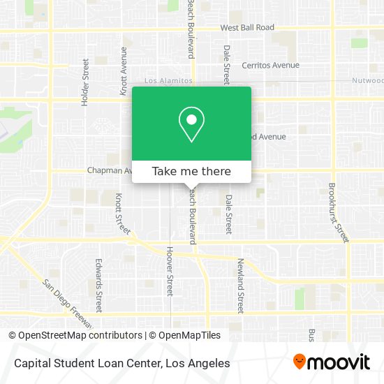 Capital Student Loan Center map