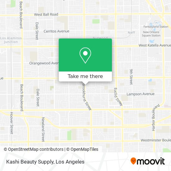 Kashi Beauty Supply map