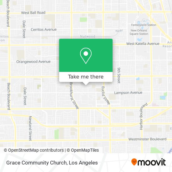 Grace Community Church map