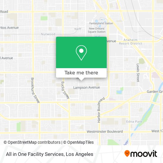 All in One Facility Services map