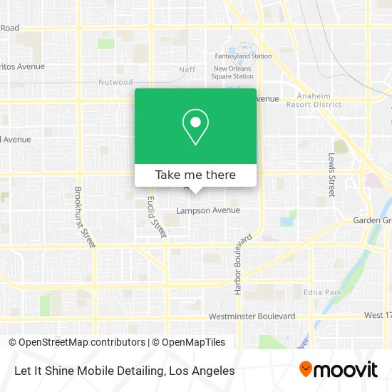 Mapa de Let It Shine Mobile Detailing