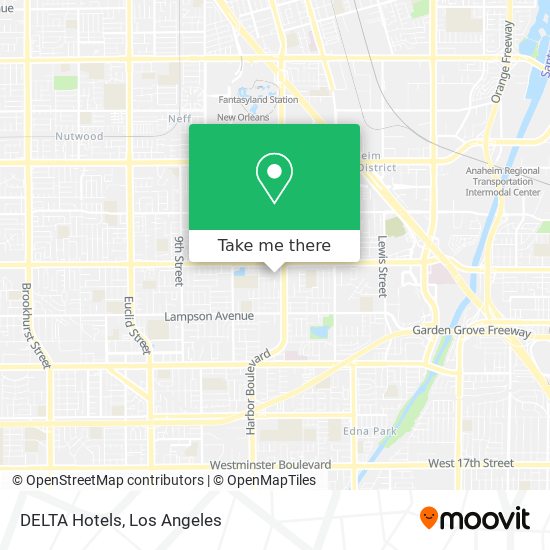 Mapa de DELTA Hotels