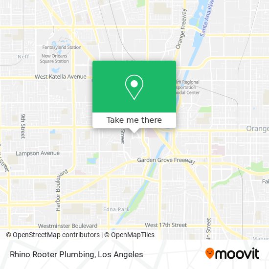 Mapa de Rhino Rooter Plumbing