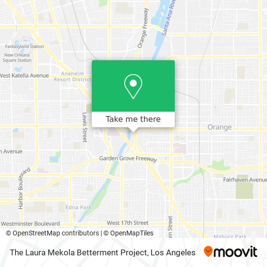 The Laura Mekola Betterment Project map