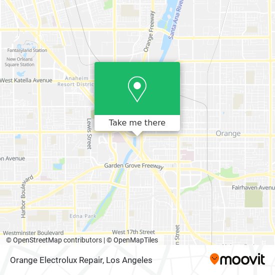 Orange Electrolux Repair map
