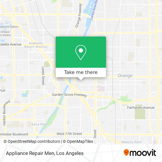 Mapa de Appliance Repair Men