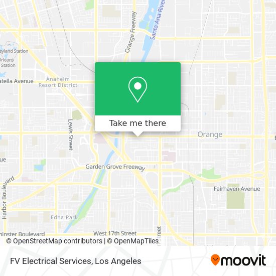 FV Electrical Services map