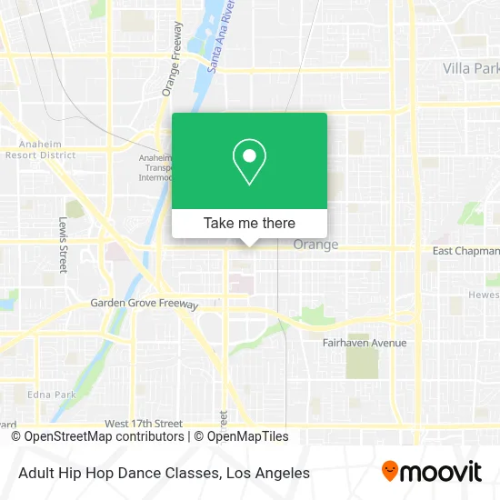 Adult Hip Hop Dance Classes map