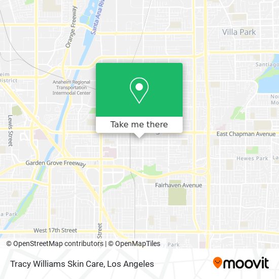 Tracy Williams Skin Care map