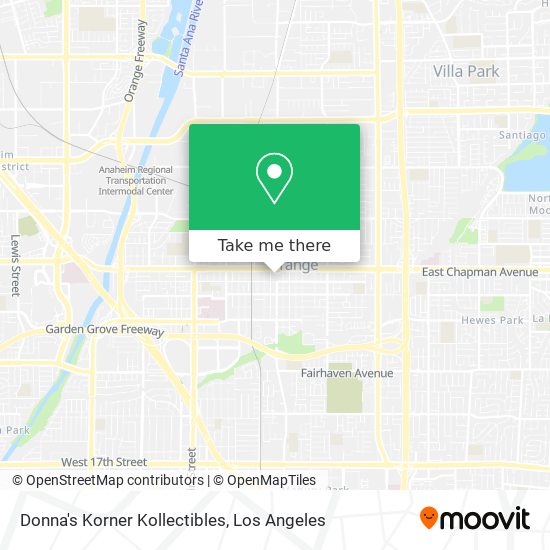 Donna's Korner Kollectibles map