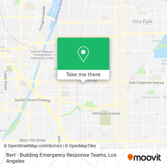Mapa de Bert - Building Emergency Response Teams