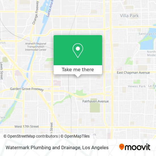 Watermark Plumbing and Drainage map