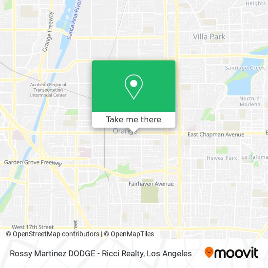 Rossy Martinez DODGE - Ricci Realty map