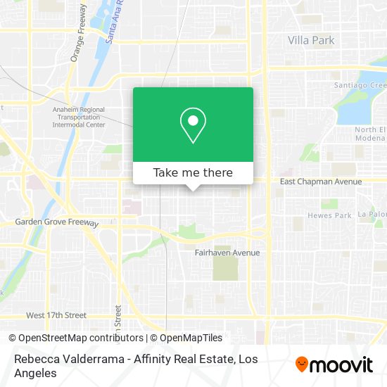 Rebecca Valderrama - Affinity Real Estate map