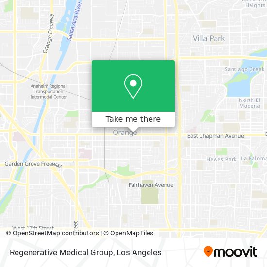 Mapa de Regenerative Medical Group