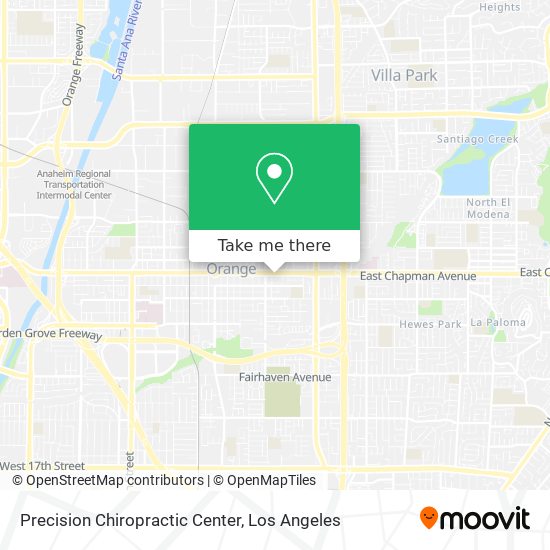 Precision Chiropractic Center map