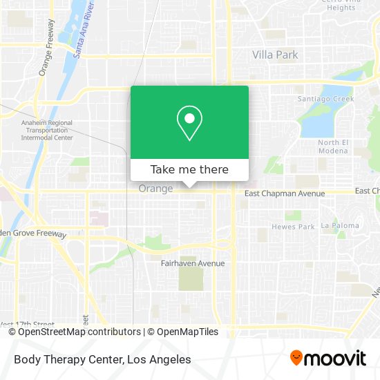 Body Therapy Center map