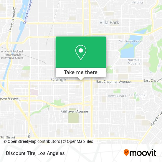 Discount Tire map