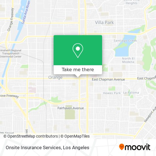 Mapa de Onsite Insurance Services