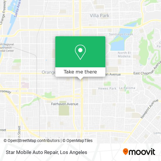 Mapa de Star Mobile Auto Repair