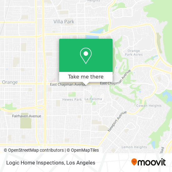 Mapa de Logic Home Inspections