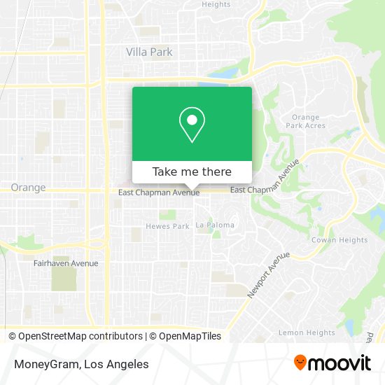 MoneyGram map