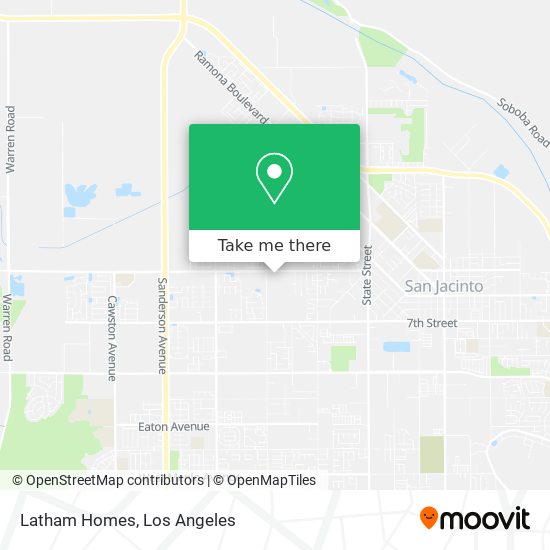 Latham Homes map