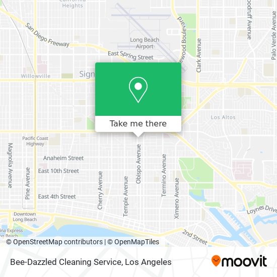 Bee-Dazzled Cleaning Service map