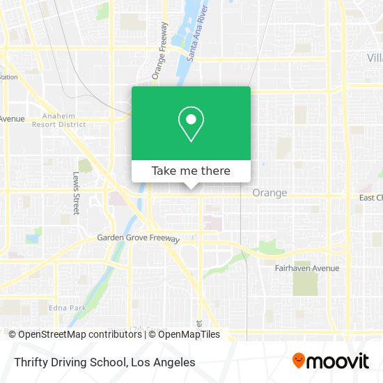 Thrifty Driving School map