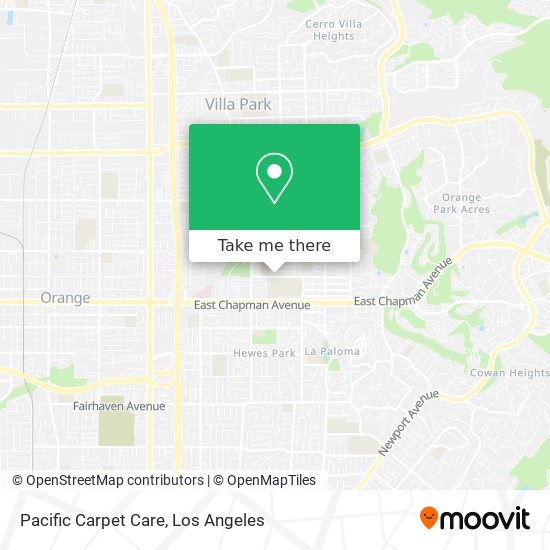 Pacific Carpet Care map