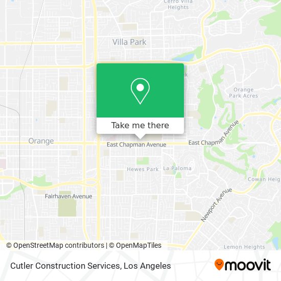 Mapa de Cutler Construction Services