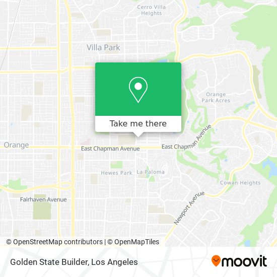 Golden State Builder map