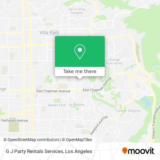 G J Party Rentals Services map