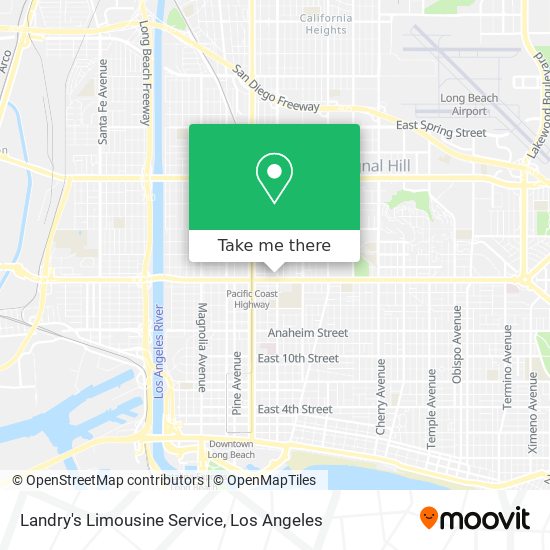 Landry's Limousine Service map