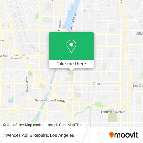 Wences Apl & Repairs map