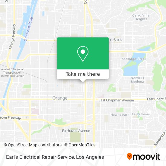 Mapa de Earl's Electrical Repair Service