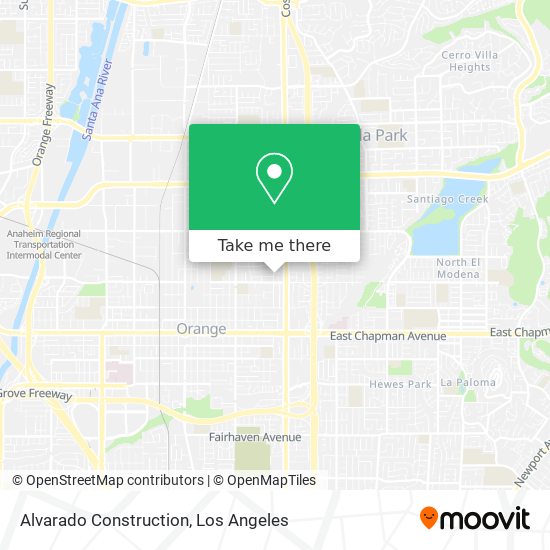 Alvarado Construction map