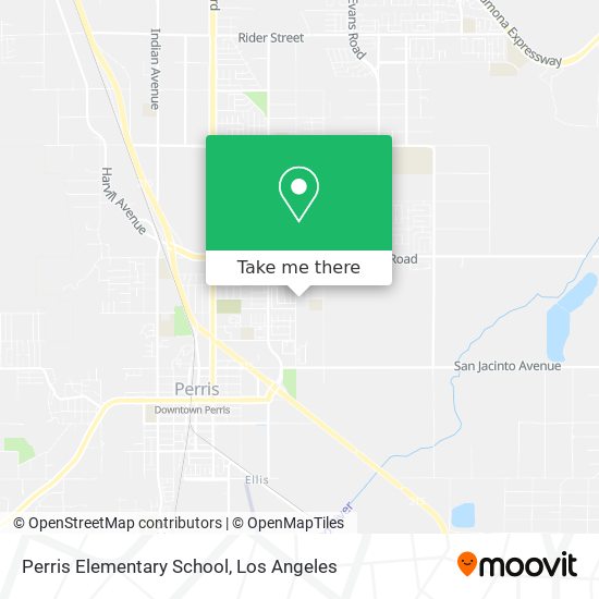 Perris Elementary School map