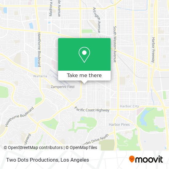 Two Dots Productions map