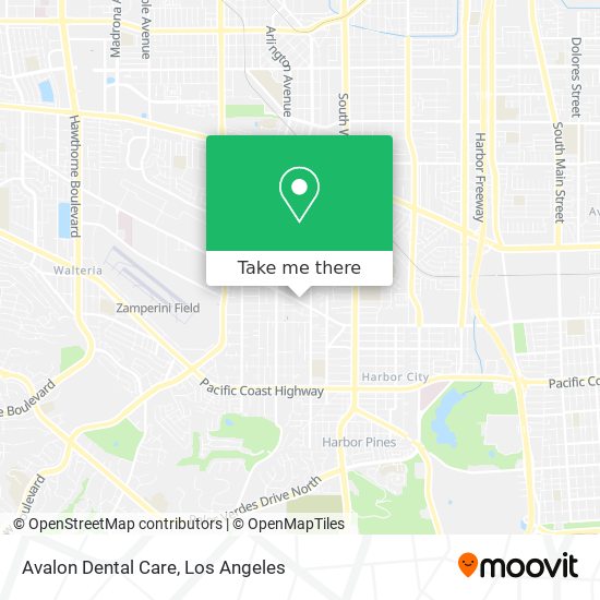 Mapa de Avalon Dental Care