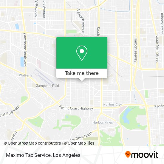 Maximo Tax Service map