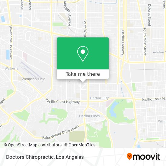 Doctors Chiropractic map