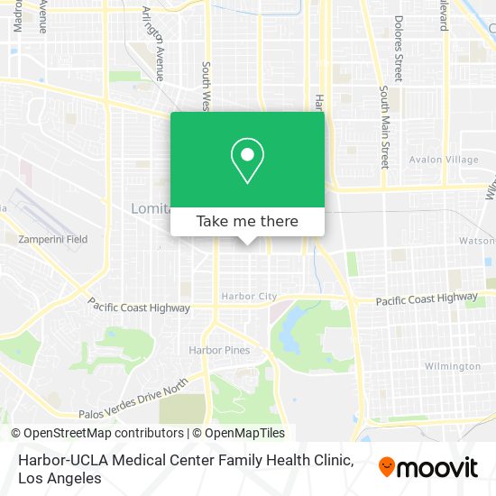Harbor-UCLA Medical Center Family Health Clinic map