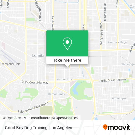 Mapa de Good Boy Dog Training